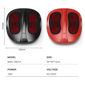Shiatsu-masajeador de pies eléctrico para mejorar la circulación sanguínea, máquina vibradora con calor - Product Image 6