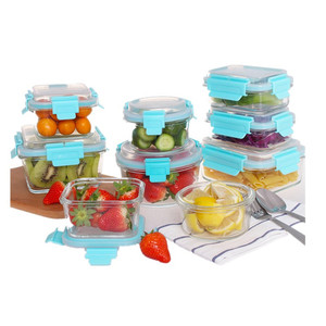 Tailles personnalisées ensemble de récipient de stockage de nourriture <span class=keywords><strong>hermétique</strong></span> <span class=keywords><strong>verre</strong></span> tiffin boîte à lunch - Product Image 6