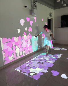 3D Holographic 400inch Interactive Immersive Projection Advertising Machine Finger Touch Wall Floor <strong>Games</strong> For Indoor Playground - Product Image 3