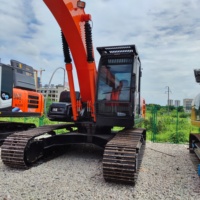 Excavatrice d'occasion Hitachi ZAXIS210 de 21 tonnes, tracteur hydraulique d'occasion, pelle mécanique, excavatrice Hitachi ZAXIS210 d'occasion à vendre