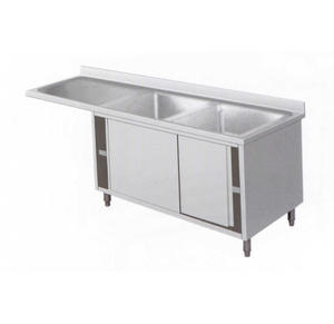 <span class=keywords><strong>ตู้</strong></span>เก็บอ่างล้างจานสแตนเลสสตีลยุโรปเชิงพาณิชย์พร้อม Drainboard - Product Image 4