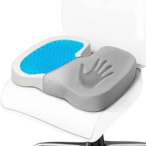 Cojín Universal de <span class=keywords><strong>Espuma</strong></span> Viscoelástica <span class=keywords><strong>para</strong></span> Asiento de Coche, Ventilado, con Gel, Suave y Portátil, <span class=keywords><strong>para</strong></span> el Hogar y la Oficina - Product Image 2