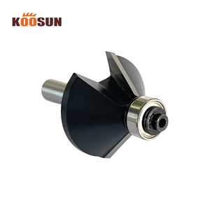 أداة قطع خشب بزاوية 45 درجة من كوسون مع محمل، قاطع تشطيب وتشطيب حواف الخشب بزاوية ثابتة، لقمة راوتر CNC - Product Image 6