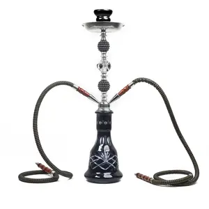 Bán Buôn Châu Âu Ống Đôi Quản Lý Nhiệt 53Cm Lớn Hút Shisha Hookah Cho Thanh