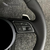 Volant en cuir semi-perforé pour Volkswagen VW Golf 8 MK8 R 5 6 7 MK5 MK6 MK7 Polo GTI Scirocco Jetta Passat B7 Amarok