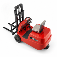 Chariot élévateur électrique à trois roues de nouvelle conception, batterie au lithium, charge rapide, chariot élévateur pour allées étroites à vendre, certifié CE ISO