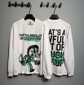 C'est vraiment beaucoup de sirop contre la toux ! Sweat à capuche ample à manches longues pour homme, 100% coton épais de qualité supérieure, marque tendance style urbain. - Product Image 2
