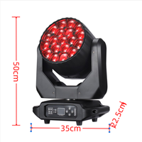 Lumière de scène professionnelle 19x40W RGBW yeux d'abeille LED lavage tête mobile lumière Zoom Macro Pixel effet pour Concert fête événement Dj Club