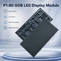 Module d'affichage LED GOB P1.86 de haute qualité, 4K haute définition, couleur pleine, mur vidéo intérieur, publicité, métro, Android/Windows