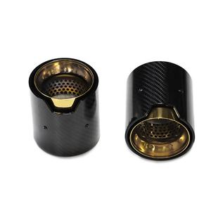 SYPES Carbon Gold Silenciador Punta de escape Tubo de escape Sistema de escape para <span class=keywords><strong>BMW</strong></span> M135i M235i M140i M240i <span class=keywords><strong>M335i</strong></span> M340i M435i M440i - Product Image 6