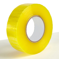 BOPP Machine de ruban d'emballage 45mm largeur autocollant adhésif en caoutchouc activé par l'eau simple face 100m pour le scellage de Carton