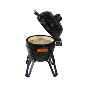Barbecue KAMADO en céramique <span class=keywords><strong>noir</strong></span> de 15 pouces pour l'extérieur, idéal pour la vente en gros, OEM/ODM, pour jardin et terrasse - Product Image 6