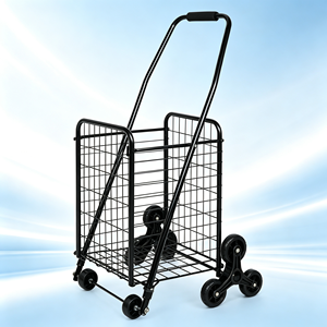 Heavy Duty Supermarket Grocery <b>Cart</b> 340L Wire Mesh Large Capacity Quiet Caster <b>Wheels</b> Rolling Retail Store Use Set Kit Pro - Product Image 5