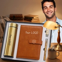 Ideas de Regalo 4 en 1 de Acero Inoxidable, Caja de Regalo con Logotipo Personalizado, Cuaderno, Bolígrafo USB, Regalo de Navidad, Mini Regalos, Regalos al por Mayor para las Fiestas de Invierno