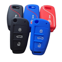 Coque de clé plip en silicone pour télécommande Audi A1 A3 A4 A5 A6 A7 – Remplacement en gros
