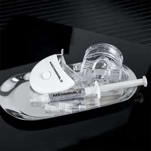 Toptan akıllı Led kolay beyaz ev kullanımı en iyi ürün MEANSMILE diş beyazlatma kitleri özel etiket