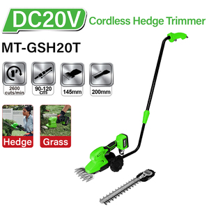 20V Li-ion industriel électrique bricolage coupe-herbe arbuste élagage bordure cisaillement portable sans fil taille-<span class=keywords><strong>haie</strong></span> poignée télescopique - Product Image 6