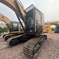 Excavatrice sur chenilles SANY SY215C d'occasion haute performance, 21 tonnes, machine de terrassement SANY SY215 d'occasion avec moteur Isuzu d'origine