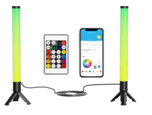 Modern RGBIC PC <b>LED</b> Table <b>Light</b> New Smart Home Night Lamp <b>USB</b> App Control Black White Ambient Lamp Novelty Decor for Game Room - Product Image 6