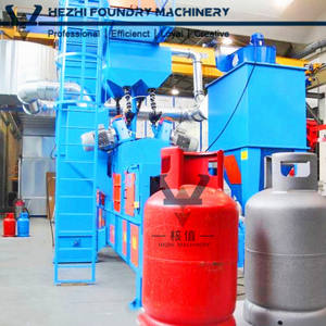 Planta de chorro de acero LPG para limpieza de cilindros de <span class=keywords><strong>Gas</strong></span>, máquina de chorro de rueda - Product Image 6