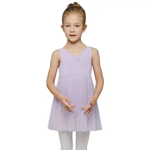 AM000006 Wholesale Lilac Ballet Leotard Dress For Children