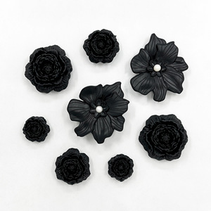 Nouvelles boucles et fermoirs de chaussures en caoutchouc motif floral <span class=keywords><strong>blanc</strong></span> cassé détachables et élégants, modèle 2026 - Product Image 5