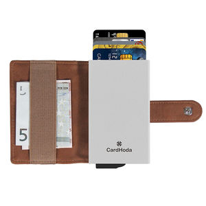 Mendit - Tarjetero Corto Unisex Antirrobo con Bloqueo RFID, Clip para Billetes, Cierre Abierto, Forro de Nailon, Material PU - Product Image 1