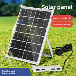 <span class=keywords><strong>Panneau</strong></span> <span class=keywords><strong>solaire</strong></span> USB LOXENY 6W 5V 180x270mm, efficacité 21%, chargeur de téléphone portable et de batterie externe pour extérieur - Product Image 1