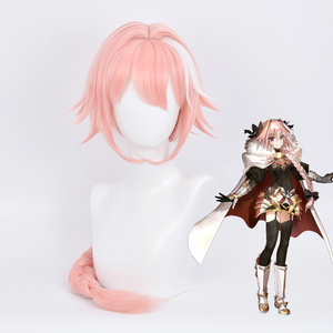 Peluca de Cosplay de Astolfo de Fate/Apocrypha, Trenzada Rosa, para Niñas, Venta al por Mayor de Ainizi - Product Image 1