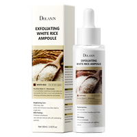 Sérum Visage en Gros à la Vitamine C et Niacinamide, Ampoule Éclaircissante et Nourrissante au Riz Blanc pour la Peau