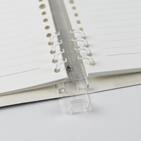 Carnet à spirales professionnel en PP de qualité supérieure, format A5, avec papier ligné bleu et blanc et couverture imperméable, idéal pour un cadeau