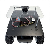 Plateforme de châssis robotique ROS 4x4 OEM avec caméra de profondeur LiDAR 360°, IMU 9 axes, 24V 10Ah, kit de développement UGV pour navigation autonome