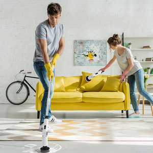 Electric Spin Telescopic pole Full-Body Waterproof Bathroom Scrubber Cleaning Adjustable brush head angle Brush Tool Set - Product Image 6