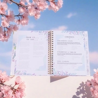 Échantillon Gratuit - Agenda Personnalisé à Couverture Rigide, Journal de Prières, Carnet de Budget et de Fitness, Planificateur Quotidien et Hebdomadaire A4 A5 pour l'École et le Bureau