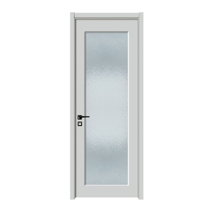 Đẹp Frosted <span class=keywords><strong>Glass</strong></span> Nội Thất Rắn Gỗ Trắng Nội Bộ Cửa Cho Phòng Tắm - Product Image 1