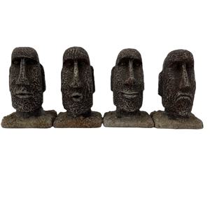 Estatua Moai <span class=keywords><strong>de</strong></span> <span class=keywords><strong>Isla</strong></span> <span class=keywords><strong>de</strong></span> <span class=keywords><strong>Pascua</strong></span>, figuras <span class=keywords><strong>de</strong></span> piedra tallada icónicas, artesanías <span class=keywords><strong>de</strong></span> resina <span class=keywords><strong>de</strong></span> Chile, patrimonio Cultural, <span class=keywords><strong>cabeza</strong></span> <span class=keywords><strong>de</strong></span> Moai, recuerdo, decoración del hogar - Product Image 2