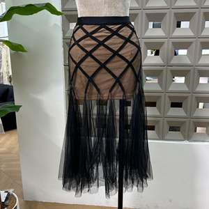 Bettergirl 2025 nouvelle trompette à manches longues pull pull maille <span class=keywords><strong>tissu</strong></span> enveloppé hanche jupe ensemble - Product Image 6