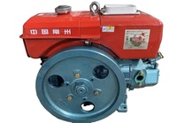 Moteur diesel monocylindre TENGKA R185 10 CV 4 temps à démarrage électrique pour tracteur, motoculteur, moulin à maïs, moteur rapide