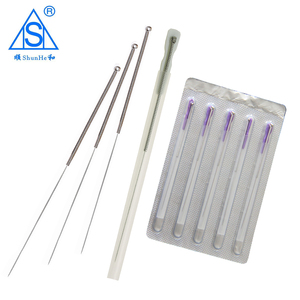 Aiguilles d'<span class=keywords><strong>acupuncture</strong></span> stériles jetables, manche en acier inoxydable, 0,25x40mm, 100 pièces/boîte, CE ISO, pour Dry Needling avec tube guide - Product Image 5