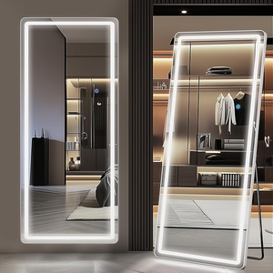 Gương soi toàn thân có đèn LED, gương đứng tự do, gương treo tường, gương đứng phòng ngủ - Product Image 2