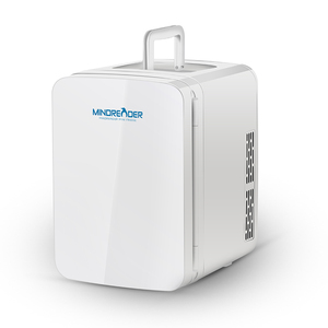 Mini <span class=keywords><strong>nevera</strong></span> para cosméticos, <span class=keywords><strong>pequeña</strong></span>, personalizada, portátil, <span class=keywords><strong>rosa</strong></span>, 10L, para cuidado de la piel - Product Image 3