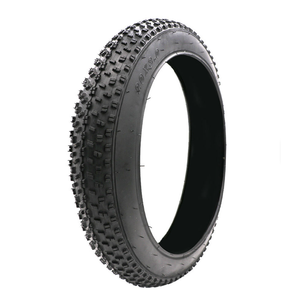 Pneu de vélo électrique noir de 26 <span class=keywords><strong>pouces</strong></span>, pneu de vélo de neige, pneu gras de 20x3.0, matériau en caoutchouc pour vélo gras noir - Product Image 1