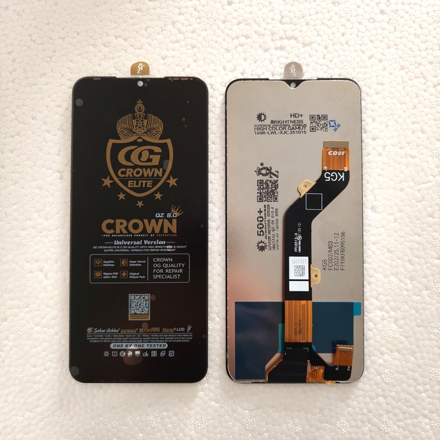 Crown Lcd Wholesale Mobile Phone LCD Display LCD Screen for Itel Tecno Infinix KG5M X6511C Spark Go 2022 BD4 POP 5 LTE Smart 6