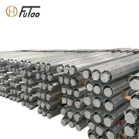 Poteau de ligne de transmission de qualité industrielle FUTAO, tube en acier galvanisé à chaud, poteau de distribution d'énergie électrique