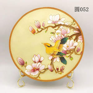 مجموعة مواد المينا المصنوع يدويًا من Cloisonne ، لوحة المينا المصقولة ، زخرفة زخرفية على الطراز الصيني - Product Image 3