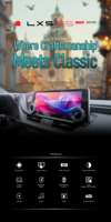 Nuevo Reproductor Multimedia para Auto con Pantalla Táctil GPS Android de 12.3 Pulgadas, CarPlay Inalámbrico Integrado, Montaje en el Tablero, Cámara de Reversa para Lexus ES
