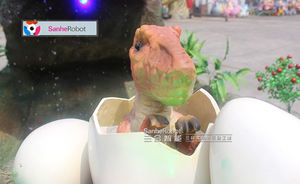 Modelo para incubar de huevo de dinosaurio de fibra de vidrio de tamaño pequeño - Product Image 4