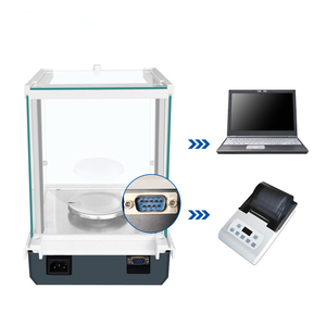 เครื่องชั่งน้ำหนักอิเล็กทรอนิคส์ที่มีความแม่นยำสูง0.0001g การวิเคราะห์สมดุลสำหรับห้องปฏิบัติการจอแสดงผลดิจิตอล - Product Image 6