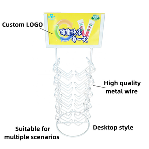 Expositor de Metal Moderno Personalizado para Escritorio, Lavable, para Botellas de Suplementos de Vitamina <span class=keywords><strong>C</strong></span>, Uso en Farmacias y Comercios Minoristas - Product Image 4