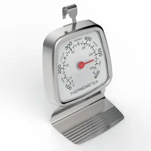 Termometri da forno bimetallici termometro per affumicatore a griglia termometro da forno in acciaio inossidabile a lettura istantanea per forno elettrico